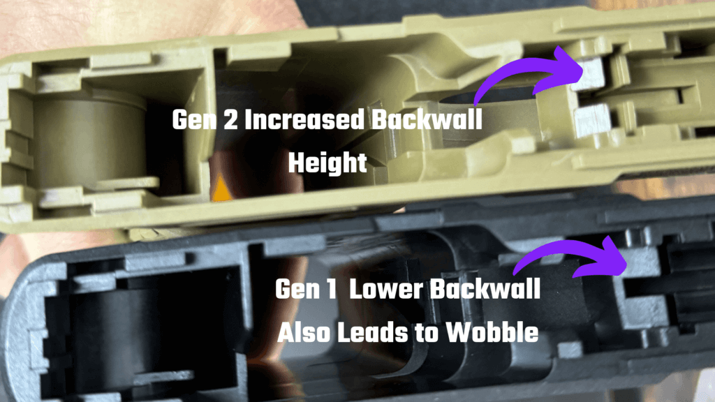 geisler gen1 vs gen2 backwall slide